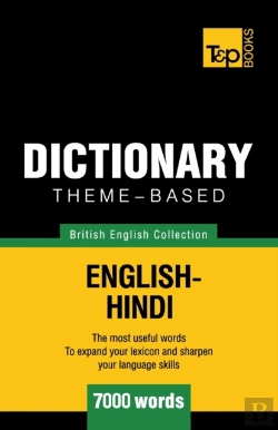 Bertrand.pt - Theme-Based Dictionary British English-Hindi - 7000 Words