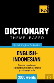 Theme-Based Dictionary British English-Indonesian - 3000 Words