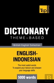 Theme-Based Dictionary British English-Indonesian - 5000 Words