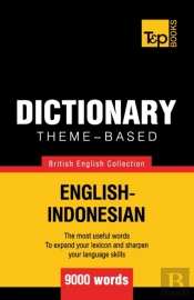 Theme-Based Dictionary British English-Indonesian - 9000 Words