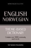 Theme-Based Dictionary British English-Norwegian - 3000 Words