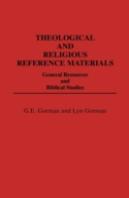Theological And Religious Reference Materials