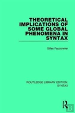 Bertrand.pt - Theoretical Implications Of Some Global Phenomena In Syntax
