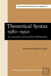 Theoretical Syntax 1980-1990