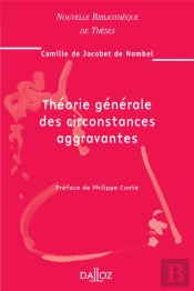 Theorie Generale Des Circonstances Aggravantes