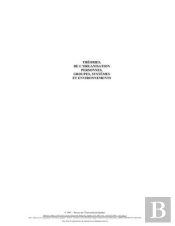 Theories De Organisation Personnes Groupes Systemes Et Envir