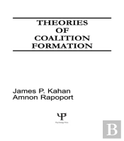 Theories Of Coalition Formation