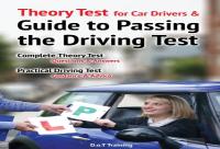 Theory Test For Car Drivers And Guide To Passing The Driving Test