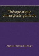 Therapeutique Chirurgicale Generale