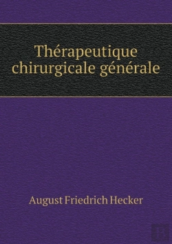 Bertrand.pt - Therapeutique Chirurgicale Generale