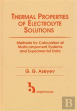 Thermal Properties Of Electrolyte Solutions