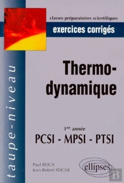 Bertrand.pt - Thermodynamique Pcsi-Mpsi-Ptsi - Exercices Corrigés