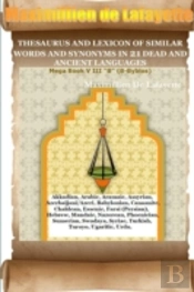 Thesaurus And Lexicon Of Similar Words A