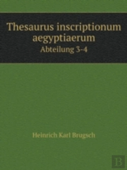 Bertrand.pt - Thesaurus Inscriptionum Aegyptiaerum Abteilung 3-4