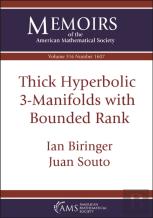 Thick Hyperbolic $3$-Manifolds With Bounded Rank