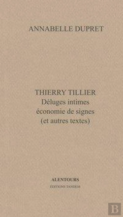 Bertrand.pt - Thierry Tillier, Deluges Intimes, Economie De Signes (Et Autres Textes)