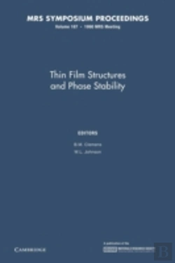 Bertrand.pt - Thin Film Structures And Phase Stability: Volume 187