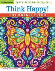 Think Happy! Coloring Book