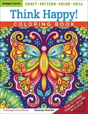 Think Happy! Coloring Book