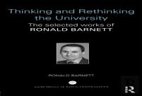 Thinking And Rethinking The University