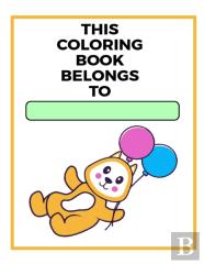 This Coloring Book Belongs To
