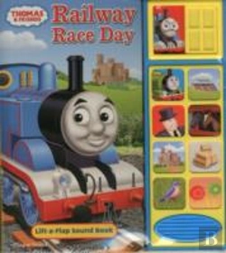 Bertrand.pt - Thomas & Friends: Railway Race Day Lift-A-Flap Sound Book
