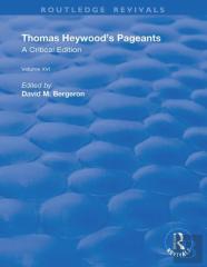 Thomas Heywood'S Pageants