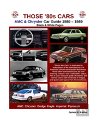 Those 80s Cars - Amc & Chrysler (Black & White)