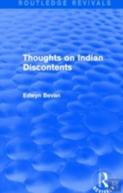 Bertrand.pt - Thoughts On Indian Discontents (Routledge Revivals)