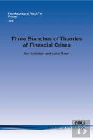 Three Branches Of Theories Of Financial Crises