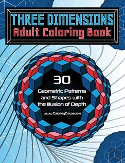 Bertrand.pt - Three Dimensions Adult Coloring Book