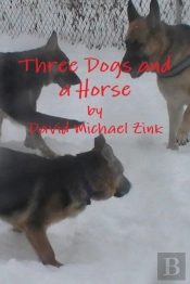 Three Dogs And A Horse