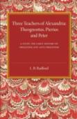 Three Teachers Of Alexandria