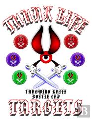Thunk Life - Bottle Caps - Throwing Knife Targets - Volume 1