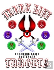 Thunk Life - Bottle Caps - Throwing Knife Targets - Volume 1