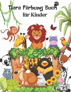Bertrand.pt - Tiere Farbung Buch