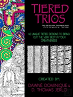 Bertrand.pt - Tiered Trios, Adult Coloring Book