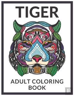 Bertrand.pt - Tiger Adult Coloring Book