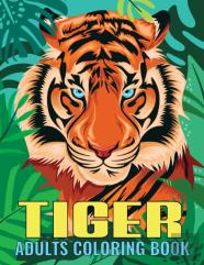 Tiger Adults Coloring Book