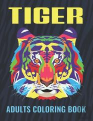 Tiger Adults Coloring Book