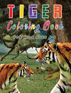Bertrand.pt - Tiger Coloring Book For Kids Ages 4-8