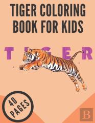 Tiger Coloring Book For Kids