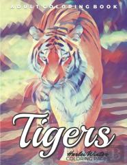 Tigers Adult Coloring Book