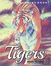 Tigers Adult Coloring Book
