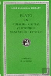 Timaeus. Critias. Cleitophon. Menexenus. Epistles