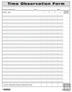 Bertrand.pt - Time Observation Form