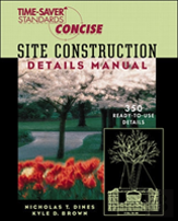 Time-Saver Standards Site Construction Details Manual