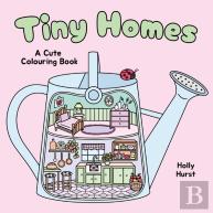Tiny Homes Cute Colouring Book