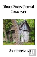 Tipton Poetry Journal #49 - Summer 2021