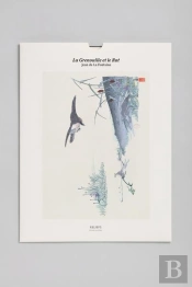 Tirage Bnf : La Grenouille Et Le Rat